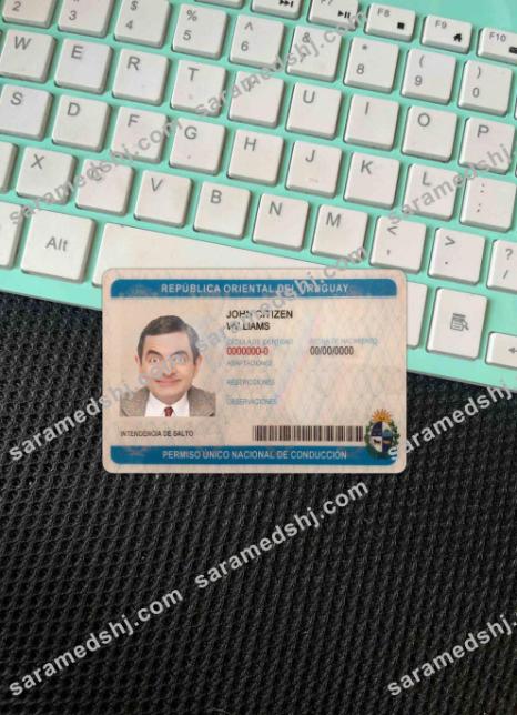 Uruguay driving license photolook FRONT
